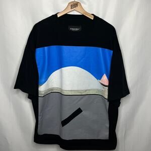 A-COLD-WALL* A Cold Wall Black Hemisphere Print Tee Shirt M fits XL